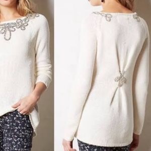 Anthropologie Angel of the North sweater M